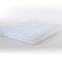 Imperial bath towel, 86/14% cotton/polyester, white, 24x48"
