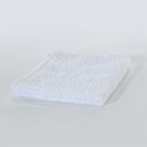 Débarbouillette Imperial, 86/14% coton/polyester, blanc, 12x12"