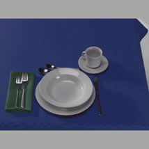 Tablecloth round, navy, 72"