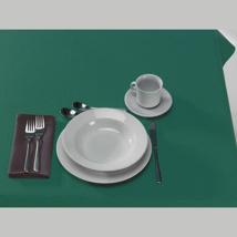 Tablecloth round, forest green, 72"