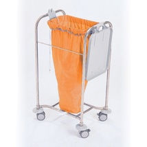 Nylon laundry bag tapered, orange, 30x36"